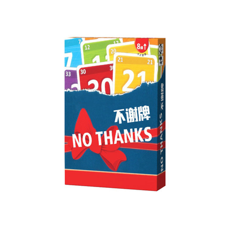 no thanks board game multiplayer players family party gift for kids strategy game childrens adult educational toys
no thanks board game multiplayer players family party gift for kids strategy game childrens adult educational toys