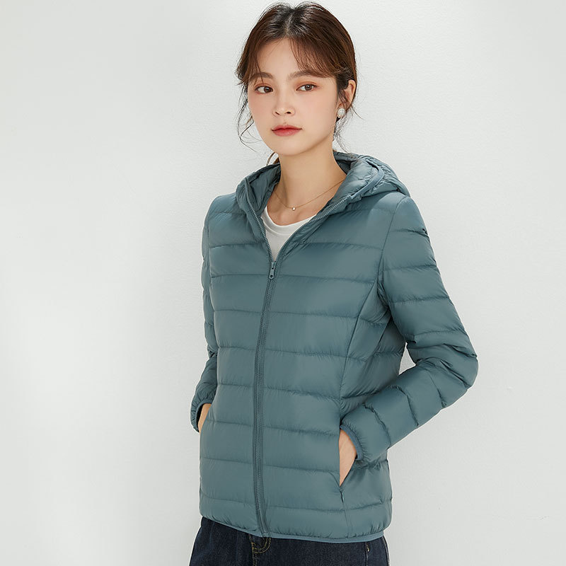 LM Women's Yoga Short Thin Down Jacket Outfit Solid Color Puffer Coat Sports Winter Outwear 15 Colors S-4XL