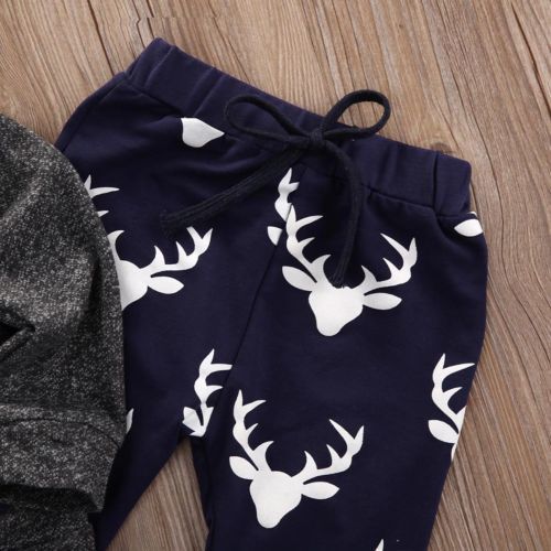 Clothing Sets Citgeett Spring Baby Boy Girl Infant Clothes Autumn Winter Hooded TopsPants 2PCS Set Outfits Deer Christmas 220922