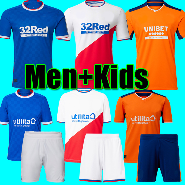22 23 Glasgow Rangers Soccer Jersey Third Oranger Kit 2022 2023 home blue away white top 150th Anniversary Legendary Commemorative football shirt Men kids kit set
22 23 Glasgow Rangers Soccer Jersey Third Oranger Kit 2022 2023 home blue away white top 150th Anniversary Legendary Commemorative football shirt Men kids kit set