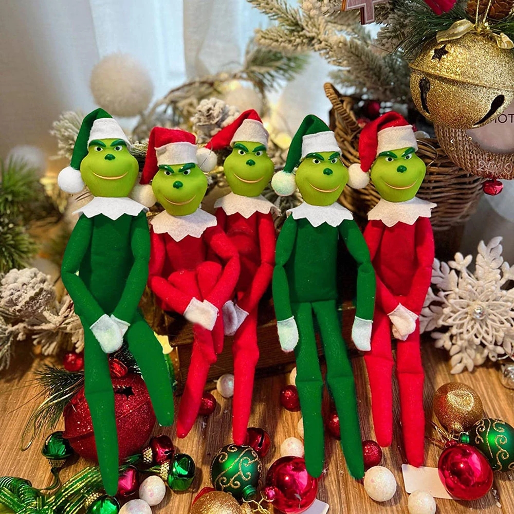 Red Green Christmas Grinchs Doll for Christmas Tree Decoration Home Pendant With Hat New Year Children's Gifts
Red Green Christmas Grinchs Doll for Christmas Tree Decoration Home Pendant With Hat New Year Children's Gifts