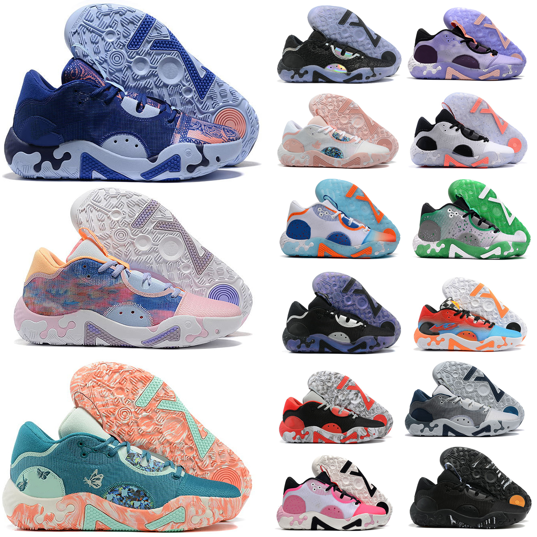 Paul George PG 6 6S Basketball Shoes VI TS GS ID EP Weekend Painted Fluoro Fog Grey Infrared Black Mint Sports Sneakers Size 40-46, Pg 6.11
Paul George PG 6 6S Basketball Shoes VI TS GS ID EP Weekend Painted Fluoro Fog Grey Infrared Black Mint Sports Sneakers Size 40-46, Pg 6.11
