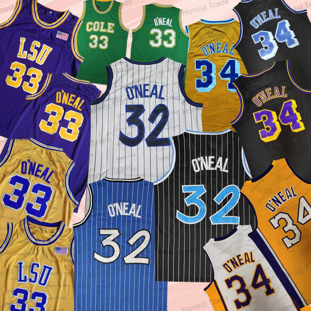 Retro LSU Jersey 32 Shaq 34 Basketball Blue White Black Mens Jerseys Vintage Stitched NCAA College Men Jersey Outdoors
Retro LSU Jersey 32 Shaq 34 Basketball Blue White Black Mens Jerseys Vintage Stitched NCAA College Men Jersey Outdoors