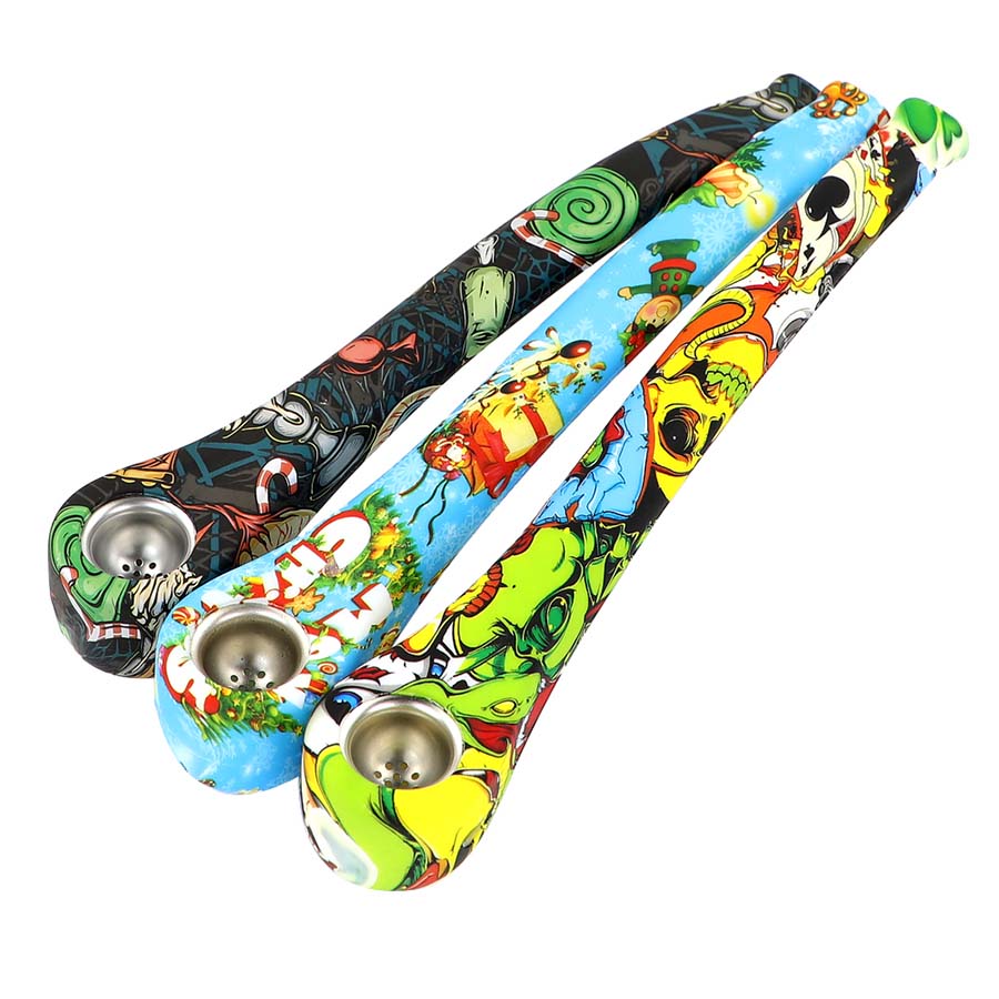 Smoking accessories 9'' ordinary printed long silicone hand pipes bubbler smoke dab rig
Smoking accessories 9'' ordinary printed long silicone hand pipes bubbler smoke dab rig
