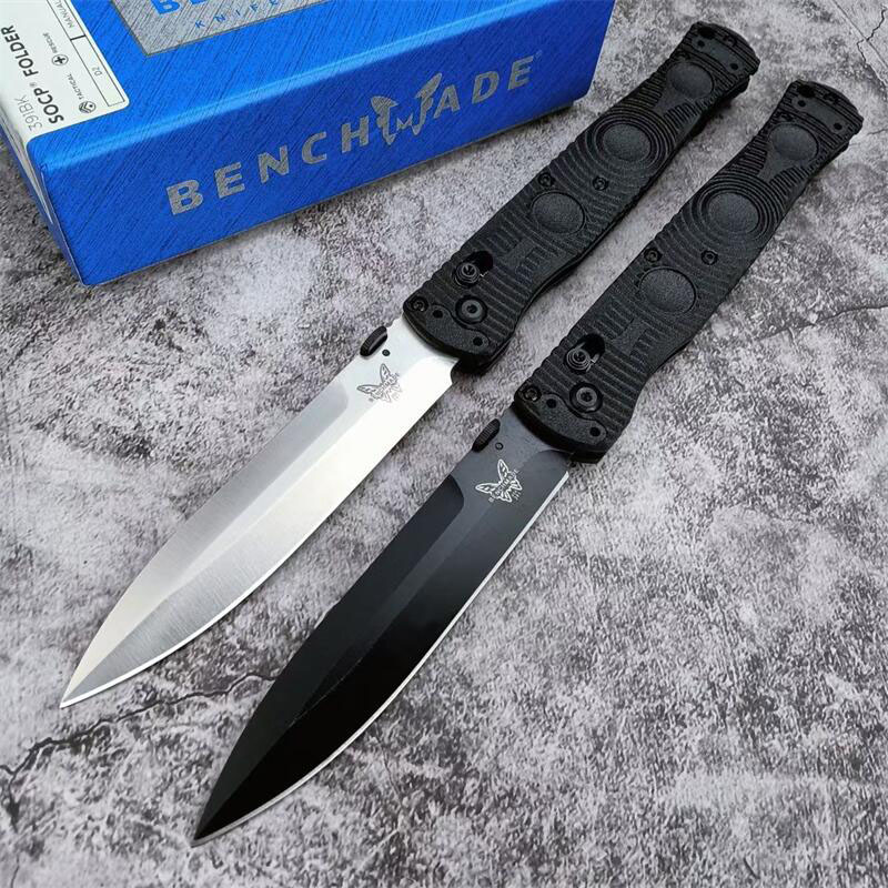 Benchmade 391 SOCP Folding Knife Bugout AXIS S35V Blade Nylon-Fiber Handles with BM42 15017 15002 391BK Knives
Benchmade 391 SOCP Folding Knife Bugout AXIS S35V Blade Nylon-Fiber Handles with BM42 15017 15002 391BK Knives