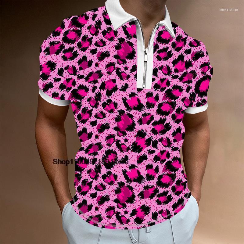 Men' Polos Men' T-shirt 2022 Leopard Print Man Clothes Short Sleeve Polo Tees Turn-down Collar Zipper Casual Slim Fit Stylish, Kthzd222211p
Men' Polos Men' T-shirt 2022 Leopard Print Man Clothes Short Sleeve Polo Tees Turn-down Collar Zipper Casual Slim Fit Stylish, Kthzd222211p