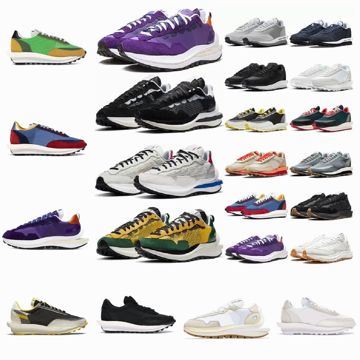 2022 new waffle VaporWaffle men women running shoes pegasus fragment Undercover LDWaffle ld Pure Platinum white Black Trainers Sports Sneakers, B11
2022 new waffle VaporWaffle men women running shoes pegasus fragment Undercover LDWaffle ld Pure Platinum white Black Trainers Sports Sneakers, B11