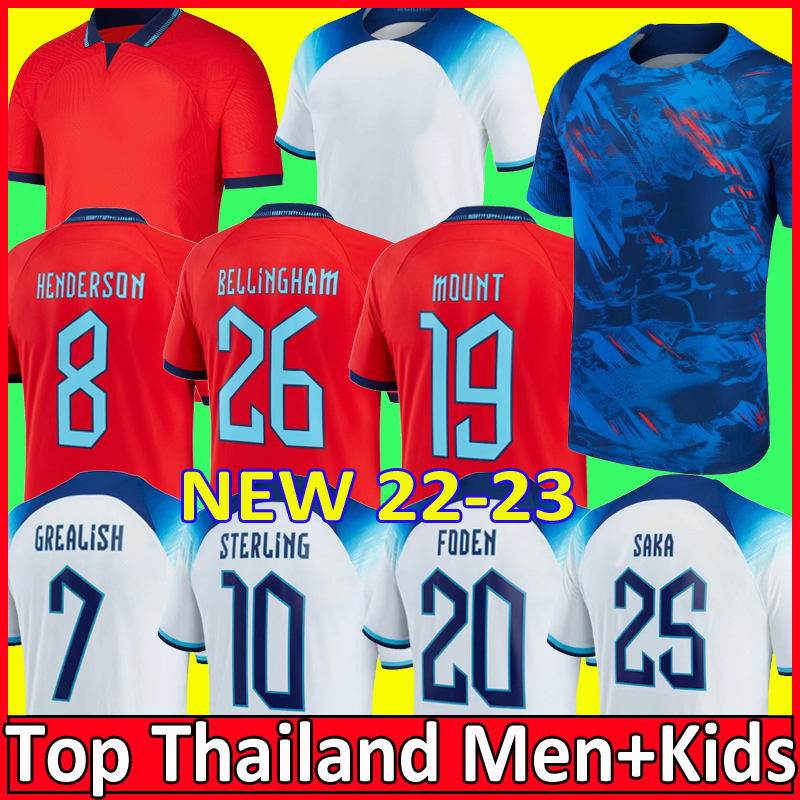 2022 STERLING soccer jersey KANE RASHFORD SANCHO GREALISH MOUNT FODEN EnglandS HENDERSON SAKA 22 23 pre-match top football shirt men kids kit sets, Kids 23 away
2022 STERLING soccer jersey KANE RASHFORD SANCHO GREALISH MOUNT FODEN EnglandS HENDERSON SAKA 22 23 pre-match top football shirt men kids kit sets, Kids 23 away