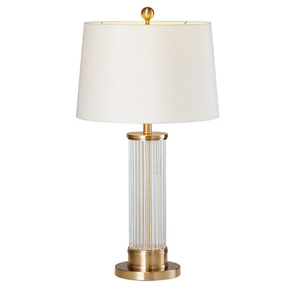 Table Modern Lamps Bedroom Beside Decoration Creative Glass Sticks Stylish Polished Chrome Bar Counter Study Room Desk Lights