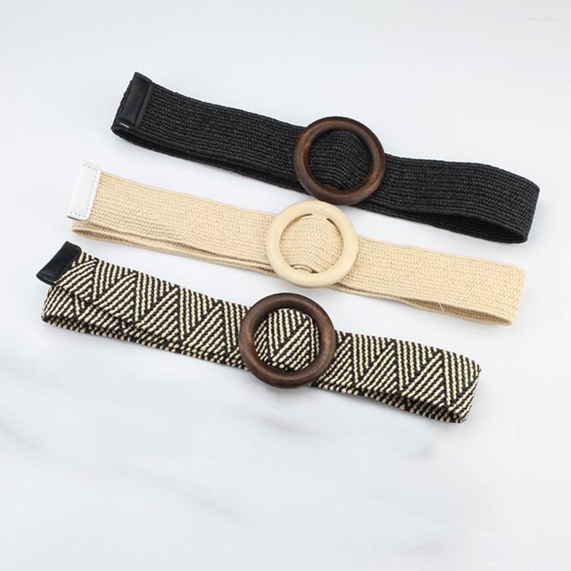 Belts 95cm Bohemian Women Stretch Woven Belt Clothes Decoration Accessories Simple Versatile Casual Men Straw Buckle Folk-Custom, Black
Belts 95cm Bohemian Women Stretch Woven Belt Clothes Decoration Accessories Simple Versatile Casual Men Straw Buckle Folk-Custom, Black