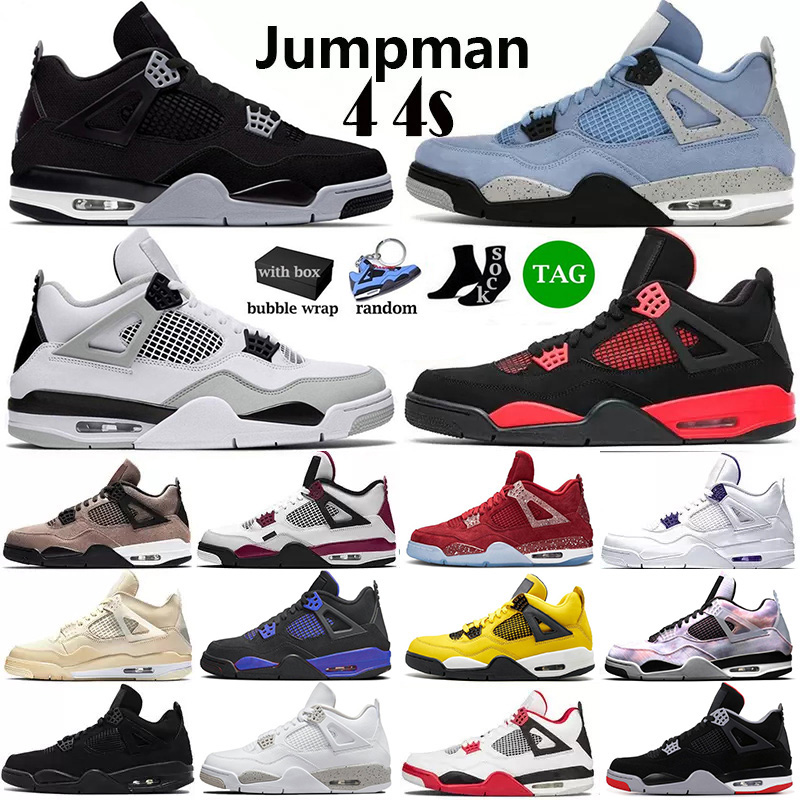 Jumpman 4 4s Jorden Mens Basketball Shoes OG Military Black Red Thunder University Blue White Oreo Sail Bred Black Cat Canvas Shimmer Trainers Designer Sneakers, 38
Jumpman 4 4s Jorden Mens Basketball Shoes OG Military Black Red Thunder University Blue White Oreo Sail Bred Black Cat Canvas Shimmer Trainers Designer Sneakers, 38