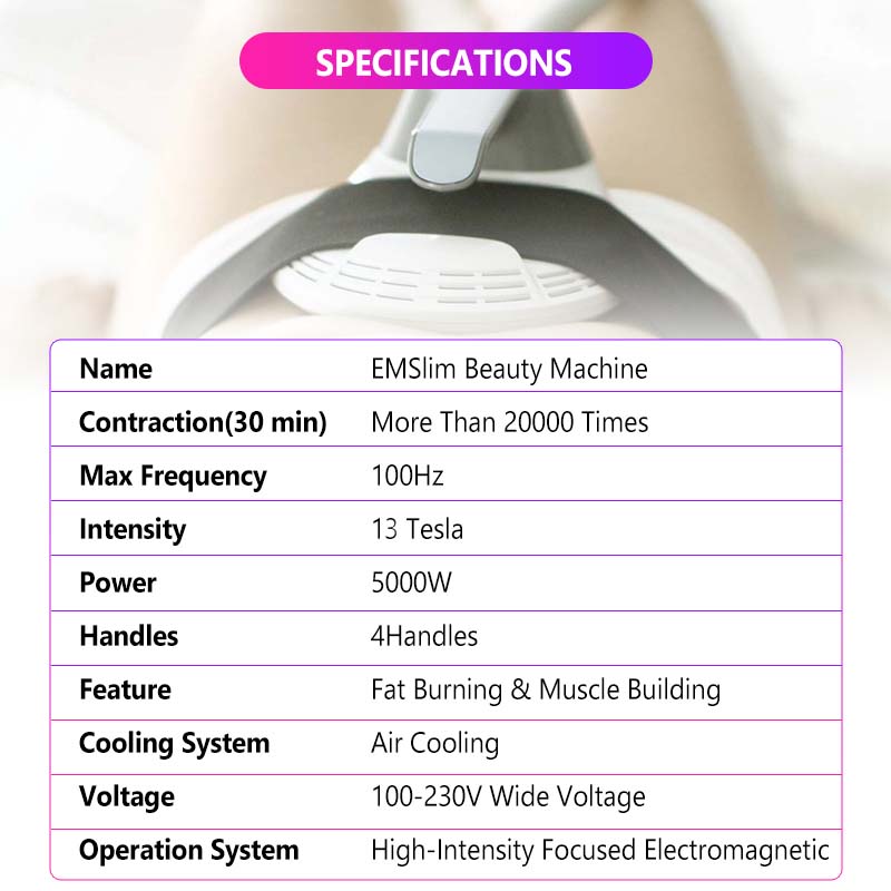 2024 Powerful EMslim RF slimming machine shaping EMS electromagnetic Muscle Stimulation fat burning hienmt Cellulite Removal with Rf and Cushion