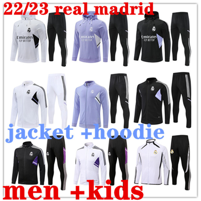 2022 2023 BENZEMA soccer jersey 22 23 football jacket Real Madrids CAMAVINGA ALABA MODRIC VALVERDE men uniforms tracksuit training suit HOODIE
2022 2023 BENZEMA soccer jersey 22 23 football jacket Real Madrids CAMAVINGA ALABA MODRIC VALVERDE men uniforms tracksuit training suit HOODIE
