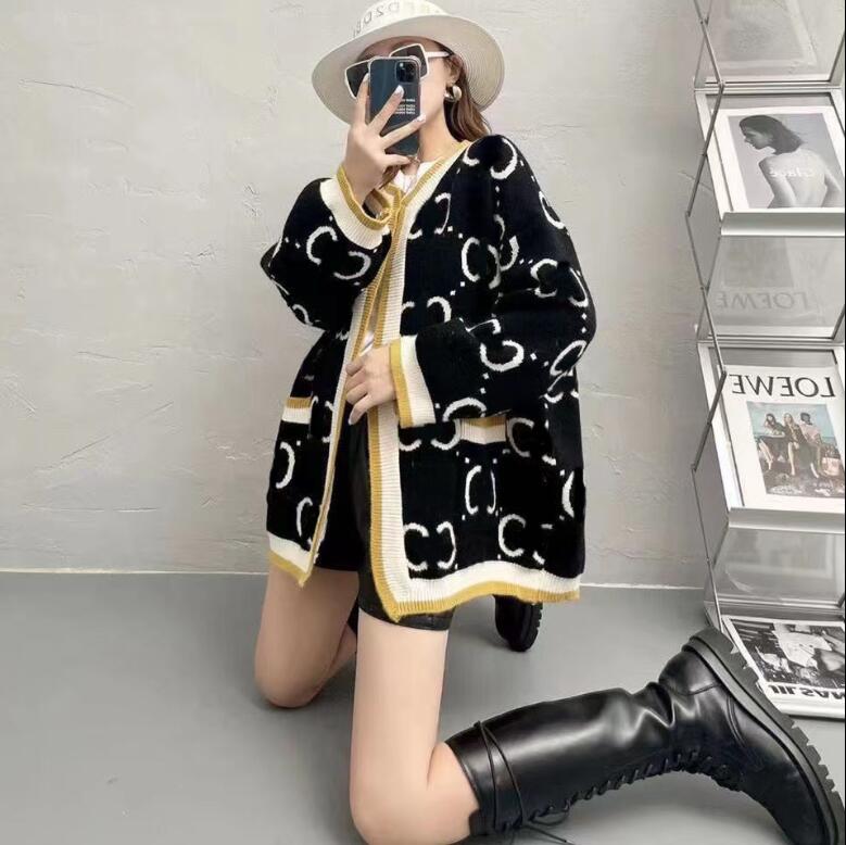 Fall Fashion designer Women' knits Luxury cardigan Sweater sweaters G letter print luxury high-end top, Black
Fall Fashion designer Women' knits Luxury cardigan Sweater sweaters G letter print luxury high-end top, Black