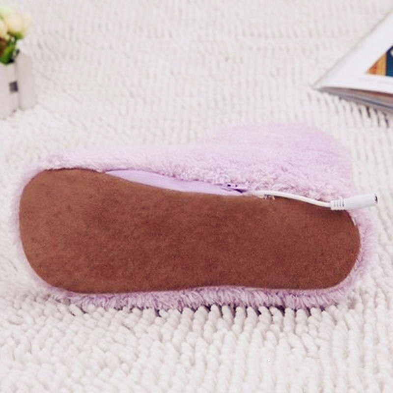 Electrically Heated Shoes Winter USB Heater Foot Plush Warm Slippers Feet Washable New Warming Pad Heating Insoles 220922
