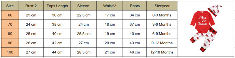 Clothing Sets Lovely Baby Boy My First Christmas Letter Romper Kids T-Shirts Pant born Hat Outfits Girl Xmas Set Autumn 2PCS 220922