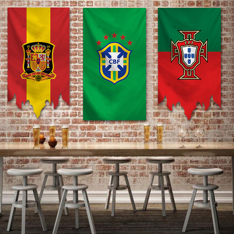 Banner Flags Qatar Soccer Team World Cup Country Burgees National Pennant Football Event Bar Rooms Decoration 220922
Banner Flags Qatar Soccer Team World Cup Country Burgees National Pennant Football Event Bar Rooms Decoration 220922