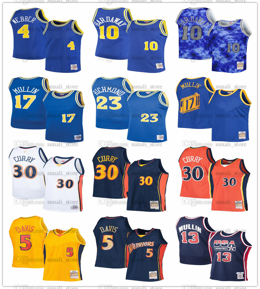 Vintage Men Mitchell & Ness Basketball Chris 4 Webber Jerseys Baron 5 Davis Chris Tim 10 Hardaway 17 Mullin Mitch 23 Richmond Stephen 30 Curry, Blue
Vintage Men Mitchell & Ness Basketball Chris 4 Webber Jerseys Baron 5 Davis Chris Tim 10 Hardaway 17 Mullin Mitch 23 Richmond Stephen 30 Curry, Blue