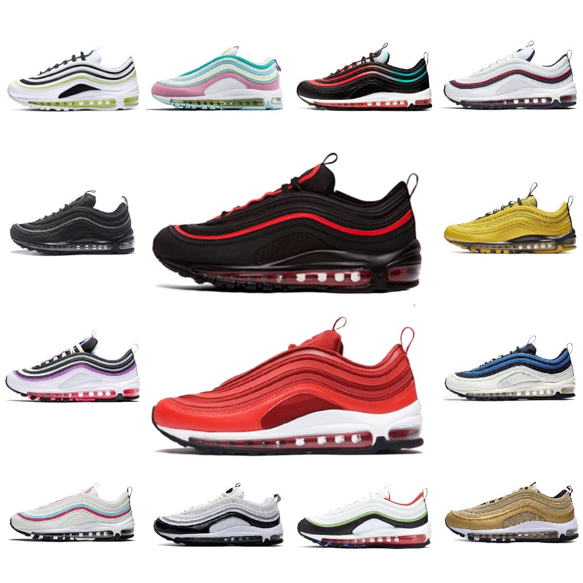 Designer Multi-Color 97 Running Shoes Mens Womens Shoe Tennis 1997 Bright Citron UCLA Bruins Fashion Cushion Shoes Triple Black White Trainers Sneakers EU36-45, #23 white
Designer Multi-Color 97 Running Shoes Mens Womens Shoe Tennis 1997 Bright Citron UCLA Bruins Fashion Cushion Shoes Triple Black White Trainers Sneakers EU36-45, #23 white