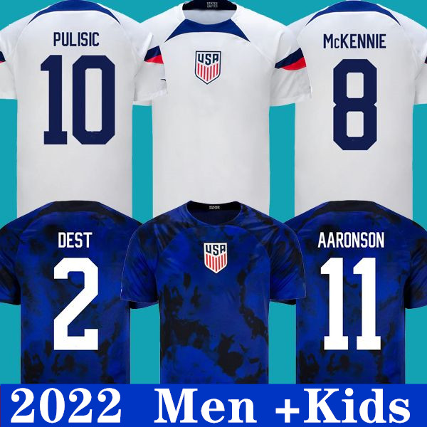 2022 USA national team Soccer Jerseys PULISIC United States REYNA McKENNIE DEST ADAMS MORGAN YEDLIN AARONSON RAPINOE jersey men kids home away football shirt, Color 3
2022 USA national team Soccer Jerseys PULISIC United States REYNA McKENNIE DEST ADAMS MORGAN YEDLIN AARONSON RAPINOE jersey men kids home away football shirt, Color 3