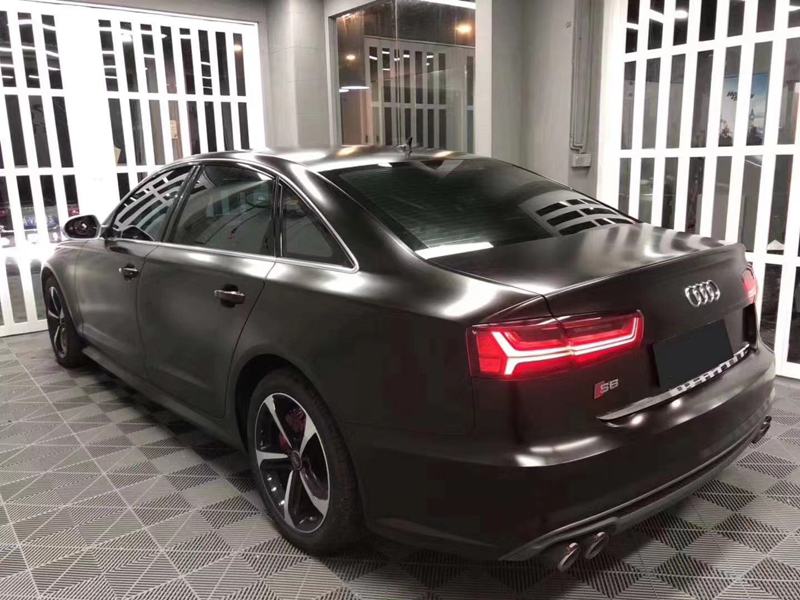 Highest Quality Pearl Matte Metallic Black Vinyl Wrap Film Car Wrapping Foil Roll Air Release Bubble Free Self Adhesive