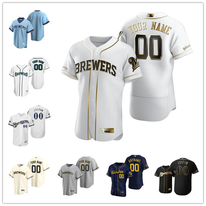 Custom Men women youth Milwaukee''Brewers''White blue gray BLACK Authentic 2020 Road Jersey
Custom Men women youth Milwaukee''Brewers''White blue gray BLACK Authentic 2020 Road Jersey