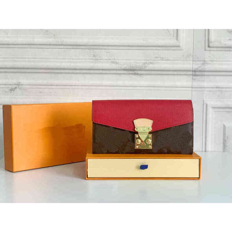 Wallets Leather For Designer Bag Women Purse Wallet Short Clip Classic Spring Summer Fashion Buckle Fold Purses Solid Color Leat