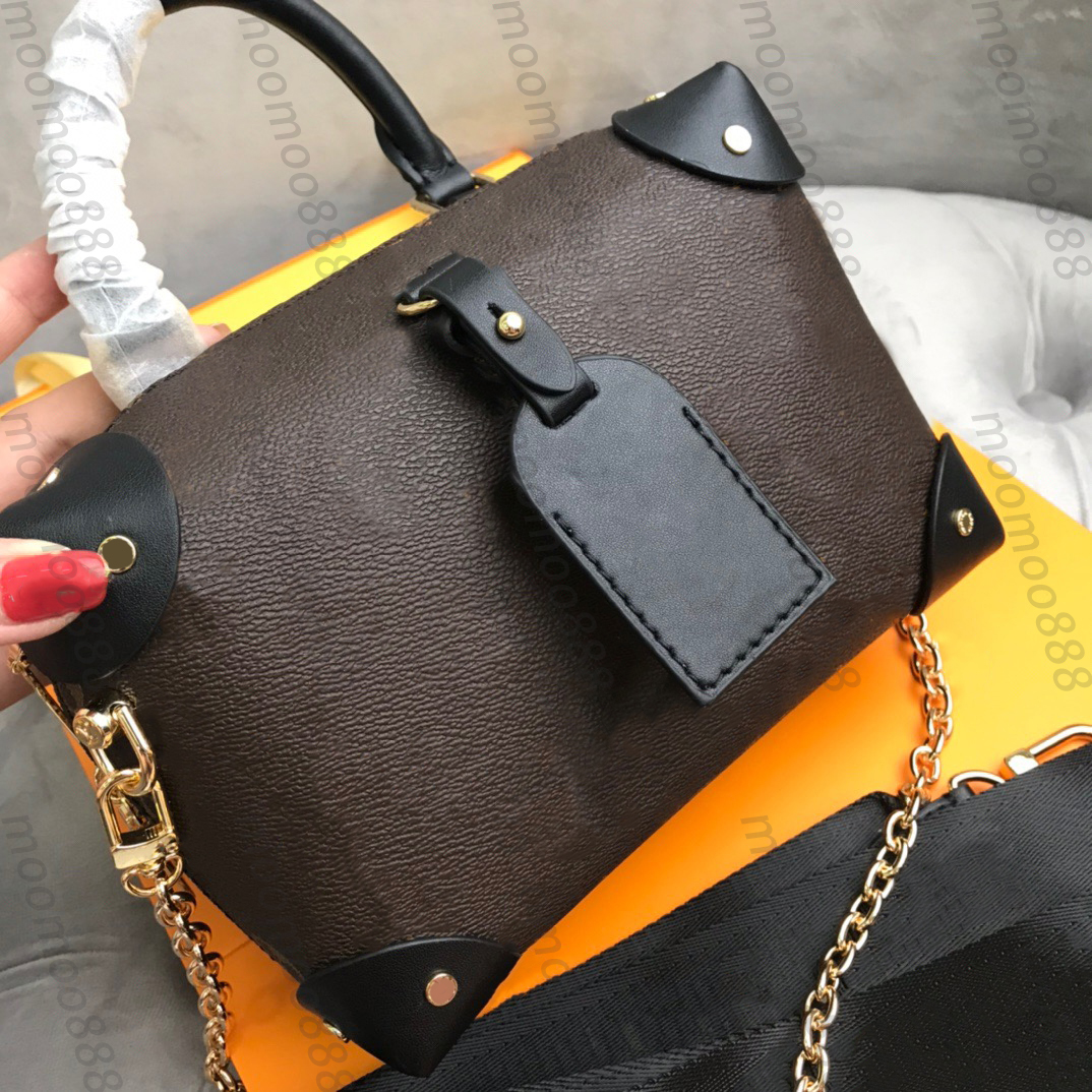 10A Top Tier Mirror Quality Small Trunk Bag Luxury Designer Womens Real Leather Canvas Handbag Classic Brown Flower Black Purse Crossbody Shoulder Strap Box Bag, Upload pics to contact us
10A Top Tier Mirror Quality Small Trunk Bag Luxury Designer Womens Real Leather Canvas Handbag Classic Brown Flower Black Purse Crossbody Shoulder Strap Box Bag, Upload pics to contact us