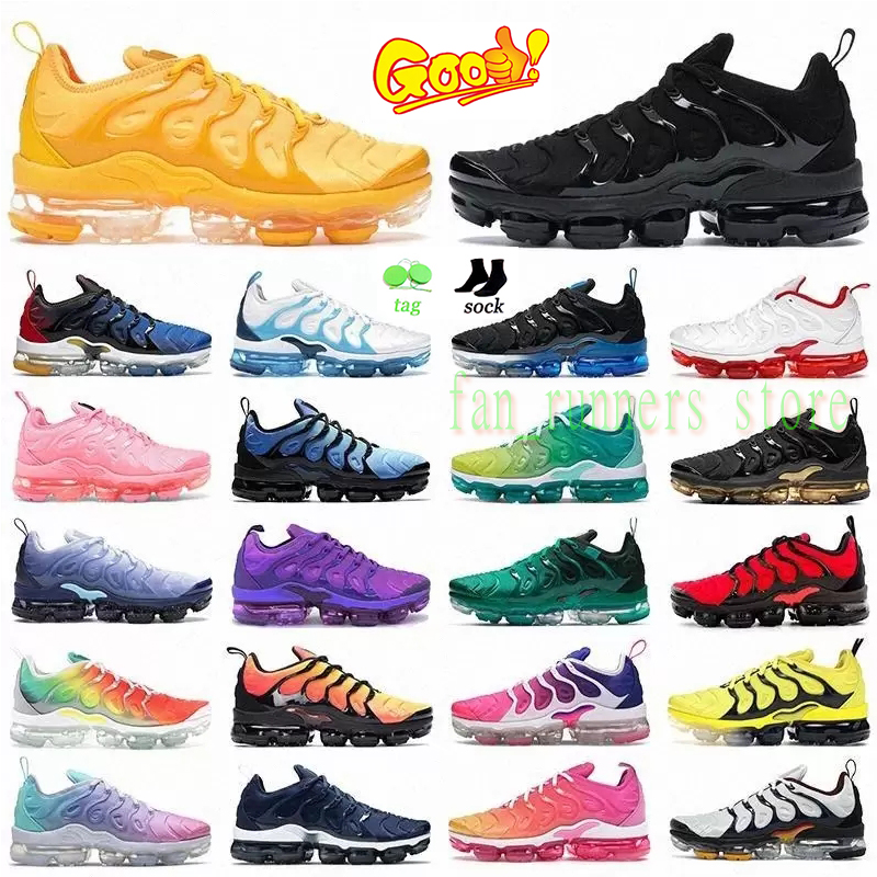 Tn running shoes men women vapor maxs plus Triple Black White Tennis Ball Green Wolf Grey Red USA Royal Coastal Blue Gold trainers vapormax plus sneakers
Tn running shoes men women vapor maxs plus Triple Black White Tennis Ball Green Wolf Grey Red USA Royal Coastal Blue Gold trainers vapormax plus sneakers