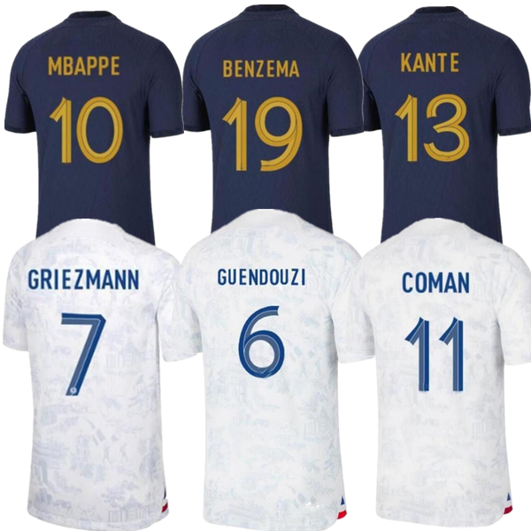 2022 2023 BENZEMA MBAPPE GRIEZMANN soccer jersey KANTE Maillot de foot equipe Maillots football shirt uniforms la 2022 men kids kit
2022 2023 BENZEMA MBAPPE GRIEZMANN soccer jersey KANTE Maillot de foot equipe Maillots football shirt uniforms la 2022 men kids kit