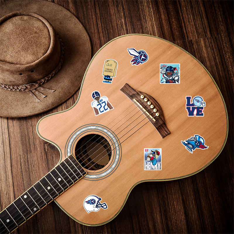 50Pcs rugby Sticker Titans Graffiti Stickers for DIY Luggage Laptop Skateboard Motorcycle Bicycle Stickers