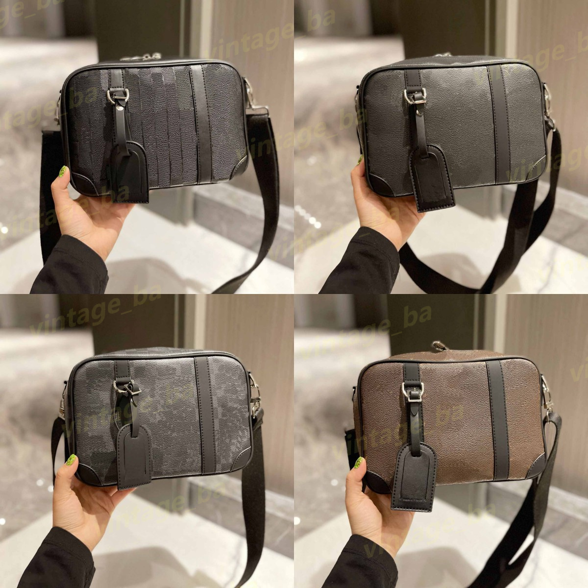 Cross Body Luxury Men Sirius Messenger bag Embossed Damier Infini Onyx handbag Phone Camera Trunk Wallet Crossbody Shoulder District PM Flap, Black plaid embossed
Cross Body Luxury Men Sirius Messenger bag Embossed Damier Infini Onyx handbag Phone Camera Trunk Wallet Crossbody Shoulder District PM Flap, Black plaid embossed