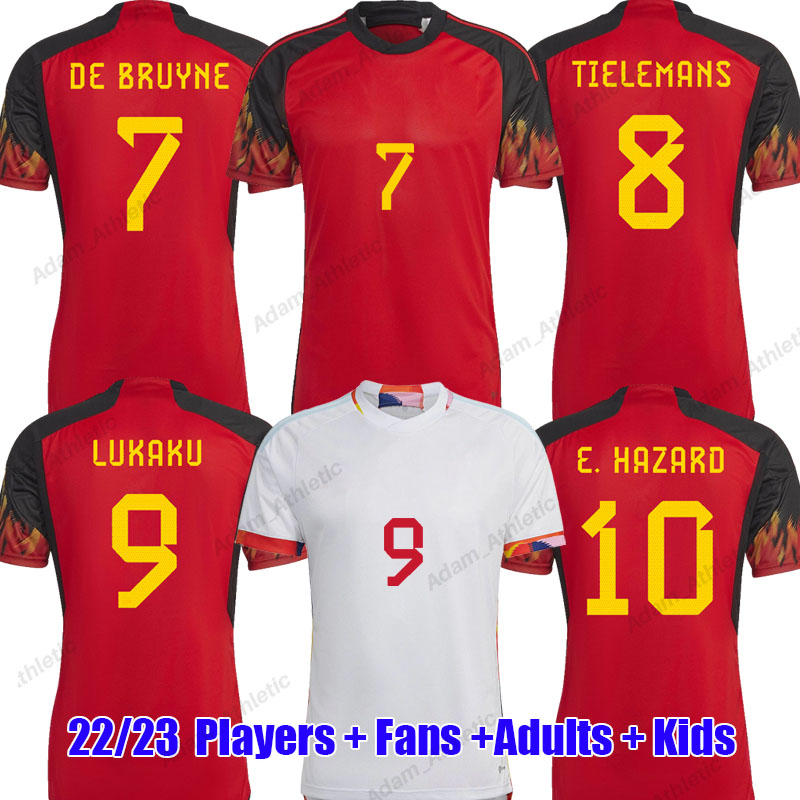 Camiseta belgas LUKAKU soccer jersey 2022 word cup DE BRUYNE TIELEMANS Maillot Belgique HAZARD Belgisches Hemd men kids kit player version, 2022 men's home+wc2022 patches
Camiseta belgas LUKAKU soccer jersey 2022 word cup DE BRUYNE TIELEMANS Maillot Belgique HAZARD Belgisches Hemd men kids kit player version, 2022 men's home+wc2022 patches