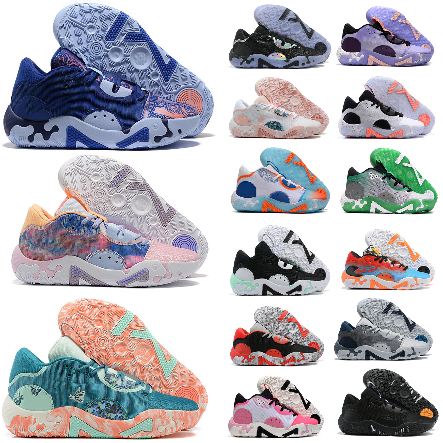 Paul George PG 6 Mens Basketball Shoes Sneaker Fluoro All Star White Black Mint Blue Paisley Bred Infrared Fog Grey Painted PG6 Mens Trainers Sports Sneakers
Paul George PG 6 Mens Basketball Shoes Sneaker Fluoro All Star White Black Mint Blue Paisley Bred Infrared Fog Grey Painted PG6 Mens Trainers Sports Sneakers