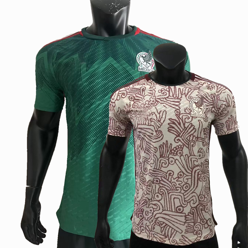 2022 2023 Player version Mexico Soccer Jerseys national team H.MORENO L.ROMO N.ARAUJO E.VEGA RAUL H.LOZANO CHICHARITO J.GALLARDO JESUS C. G.OCHOA 22 23 football tight shirt, Player home +2022