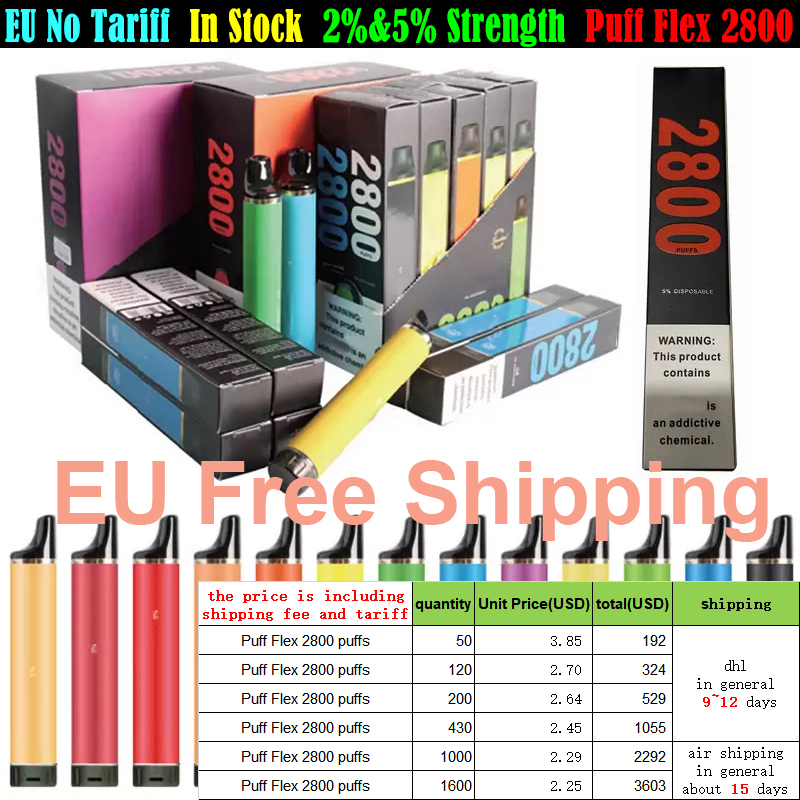 Original PUFF 800 1600 2800 Puffs Disposable Vape E Cigarettes Device powerful Battery 6.5ml 3.2ml Prefilled Pod 24 Colors 20mg 2% DDP to EU USA OEM Welcome
Original PUFF 800 1600 2800 Puffs Disposable Vape E Cigarettes Device powerful Battery 6.5ml 3.2ml Prefilled Pod 24 Colors 20mg 2% DDP to EU USA OEM Welcome