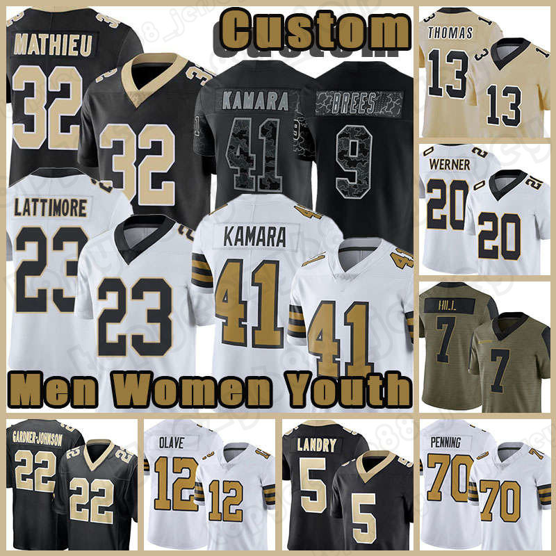 Tyrann Mathieu Alvin Kamara Football Jersey Marshon Lattimore Jarvis Landry Chris Olave New Orleans Saints Chauncey Gardner-Johnson Jameis Winston Taysom Hill, Custom youth+patch(s t)
Tyrann Mathieu Alvin Kamara Football Jersey Marshon Lattimore Jarvis Landry Chris Olave New Orleans Saints Chauncey Gardner-Johnson Jameis Winston Taysom Hill, Custom youth+patch(s t)