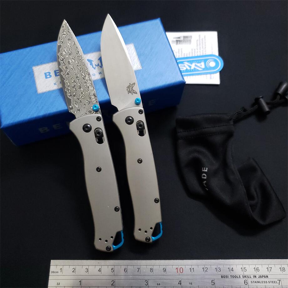 Benchmade 535/535TI Bugout AXIS Folding Knife 2.82" S90V/Damascus DLC Plain Blade TC4 Handles Utility Tools
Benchmade 535/535TI Bugout AXIS Folding Knife 2.82" S90V/Damascus DLC Plain Blade TC4 Handles Utility Tools