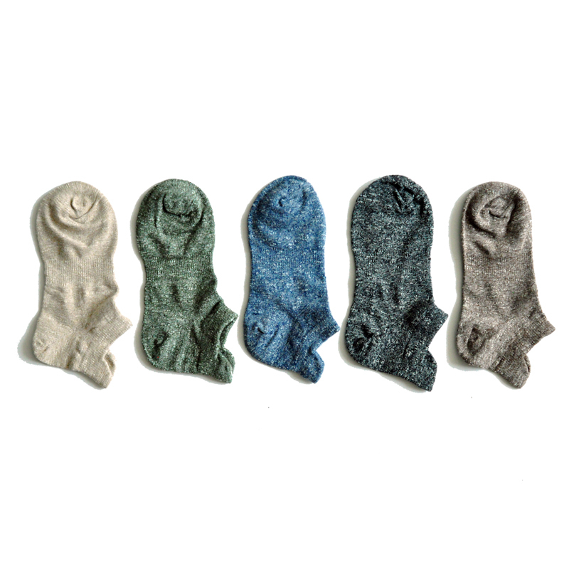 Men's Socks SAUCE ZHAN Mens Mosaic Men Summer Low Cut Nonslip Deodorant Invisible No Show 5pcs Pack 220923