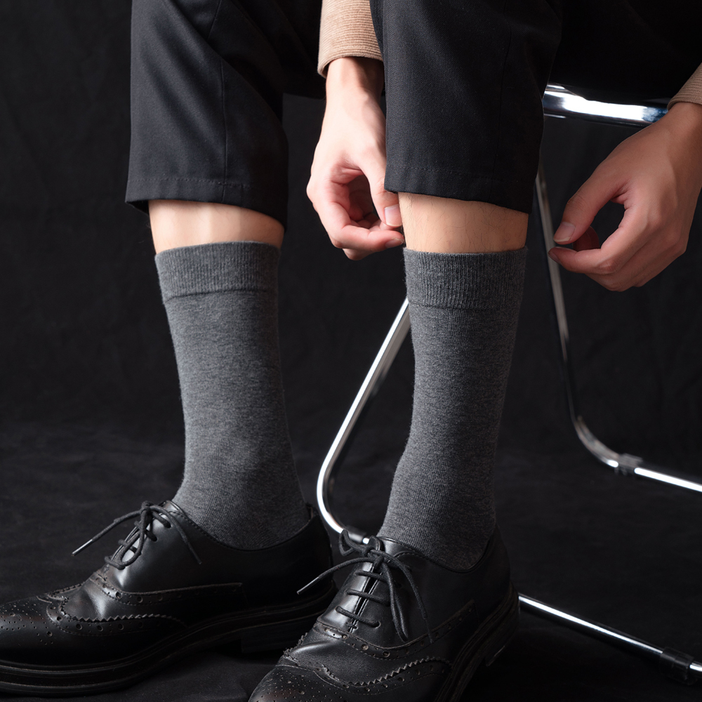 Men's Socks 5 Pairs Business Dress Breathable Winter Warm Cotton Long Male High Quality Happy Colorful For Man Gift 220923