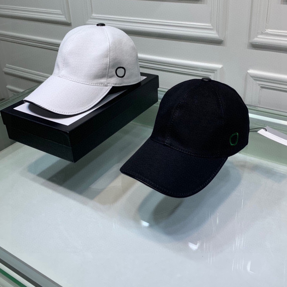 Designer Baseball Cap Black Canvas Embroidery Unisex Ball Caps Fashion Accessories
