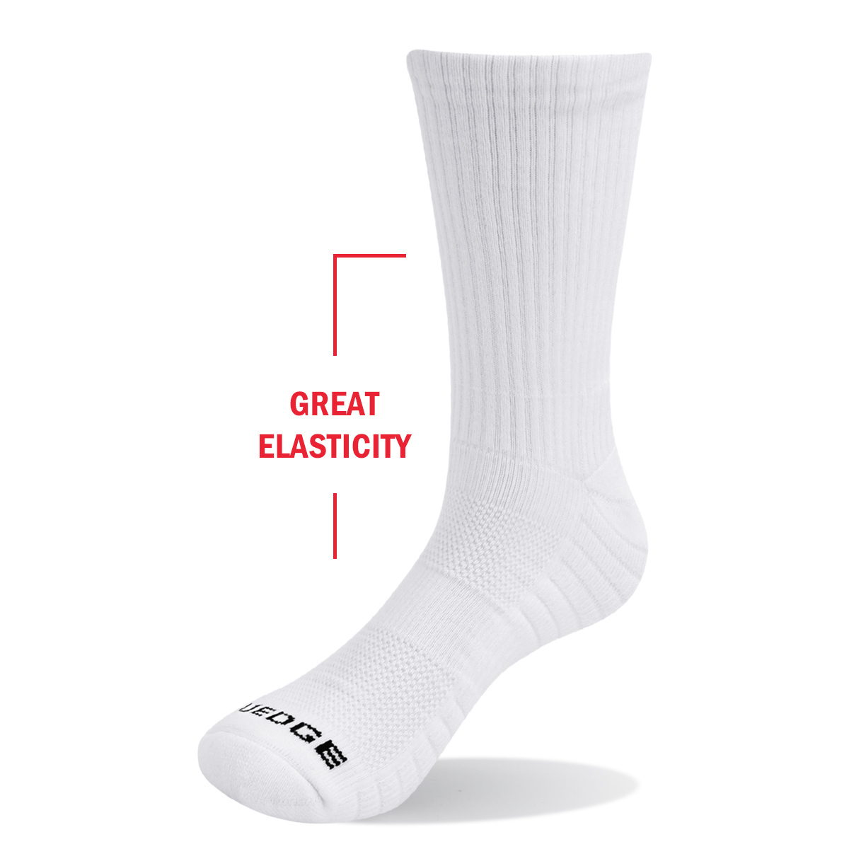 Men's Socks YUEDGE Men 5 Pairs Solid Color Breathable Comfortable Cotton Cushion Deodorant Crew Socks Work White Socks 220923