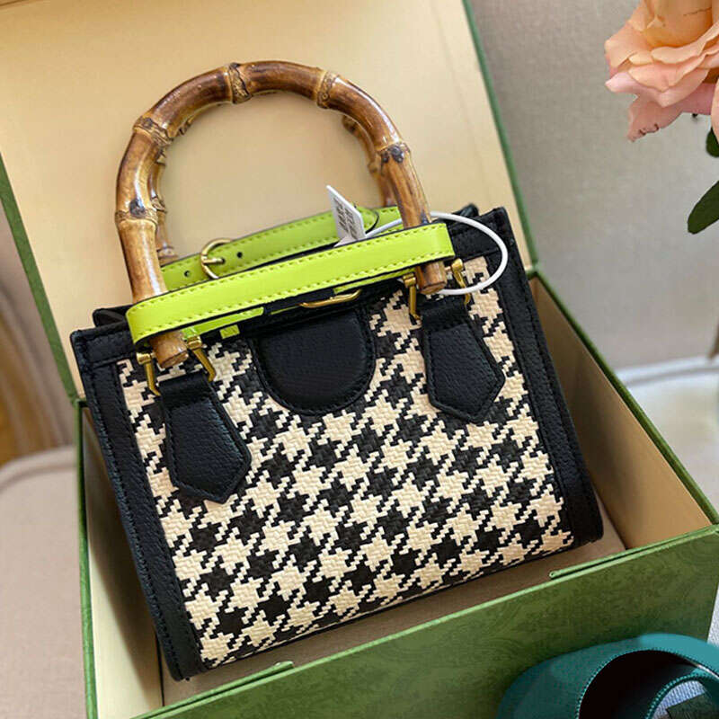 Evening Bags Mini Diana Bamboo Tote Bag 17 Colours Houndstooth Handbags Women Crossbody Shoulder Clutch Bags Purse Detachable Red Green Wid
Evening Bags Mini Diana Bamboo Tote Bag 17 Colours Houndstooth Handbags Women Crossbody Shoulder Clutch Bags Purse Detachable Red Green Wid