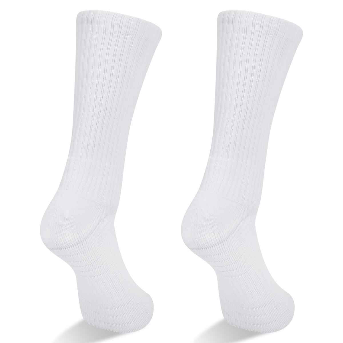 Men's Socks YUEDGE Men 5 Pairs Solid Color Breathable Comfortable Cotton Cushion Deodorant Crew Socks Work White Socks 220923