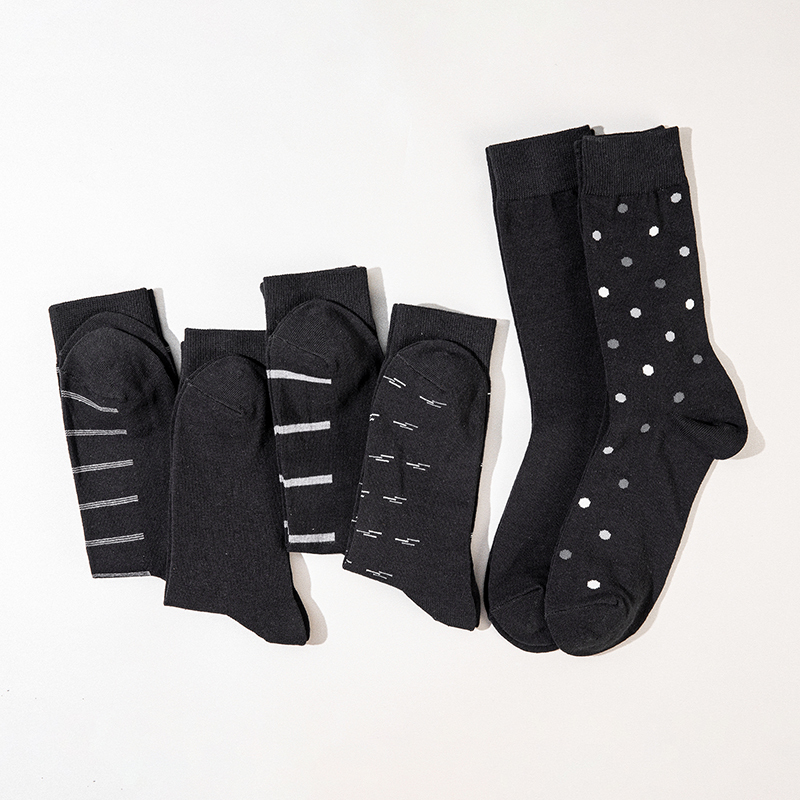 Men's Socks 6 Pairs High Quality Business Men Socks Cotton Casual Soft Compression Fashion n Male's Black Plus Size Dress Sock 220923