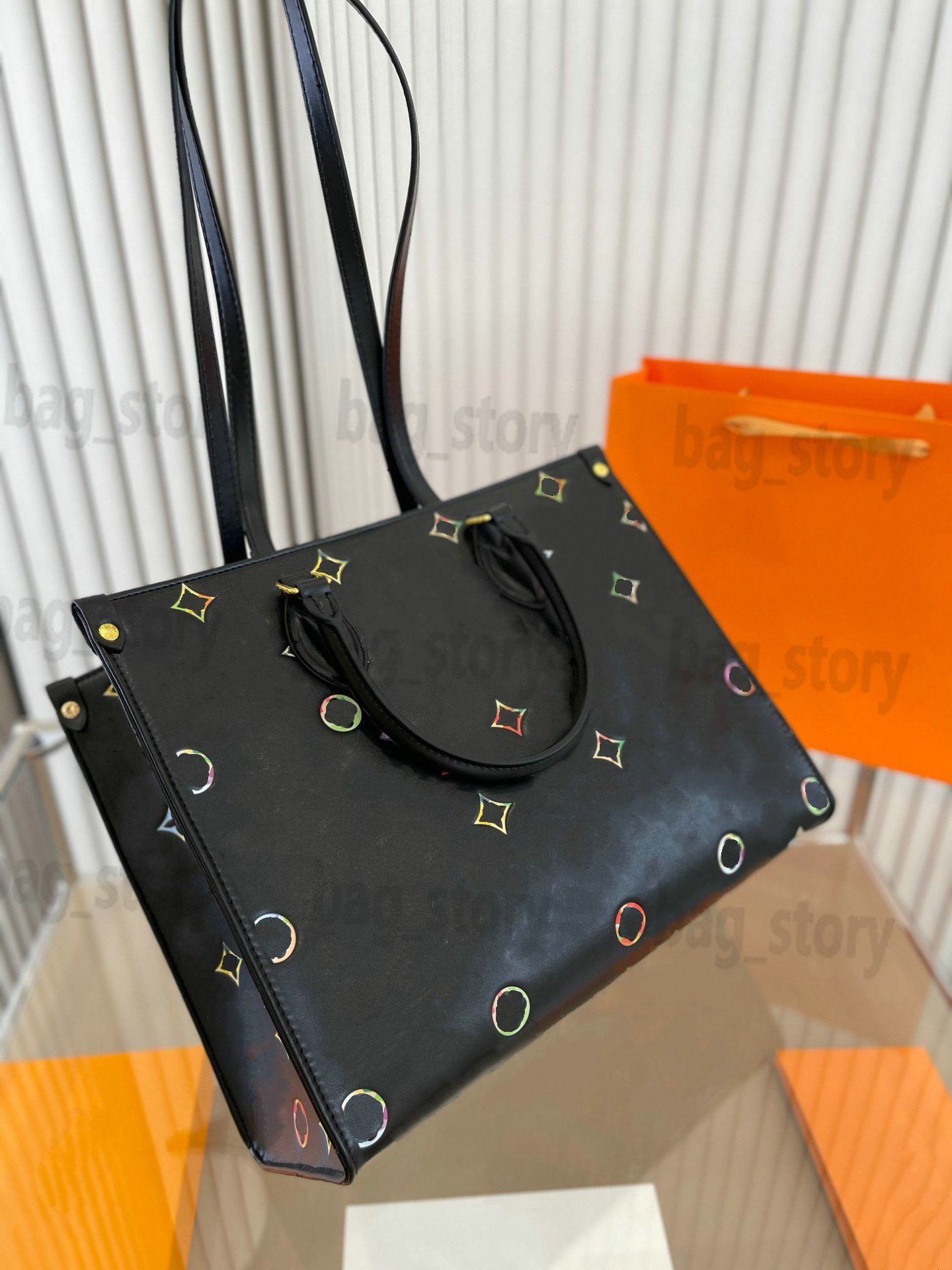 Fall-Winter 22 Onthego Tote Bag Women Puffy Noir Discreet Floral Pattern Garden Large Capacity Shopping Bags Carryall Handle Handbag Shoulderbag Travel Outdoor, Black
Fall-Winter 22 Onthego Tote Bag Women Puffy Noir Discreet Floral Pattern Garden Large Capacity Shopping Bags Carryall Handle Handbag Shoulderbag Travel Outdoor, Black