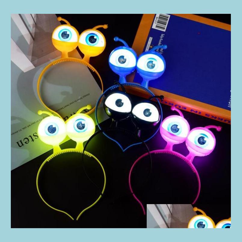 Party Hats Halloween Masquerade Led Flashing Alien Headband Light-Up Eyeballs Hair Band Glow Party Supplies Accessories Drinktoppers Dhyoe
Party Hats Halloween Masquerade Led Flashing Alien Headband Light-Up Eyeballs Hair Band Glow Party Supplies Accessories Drinktoppers Dhyoe
