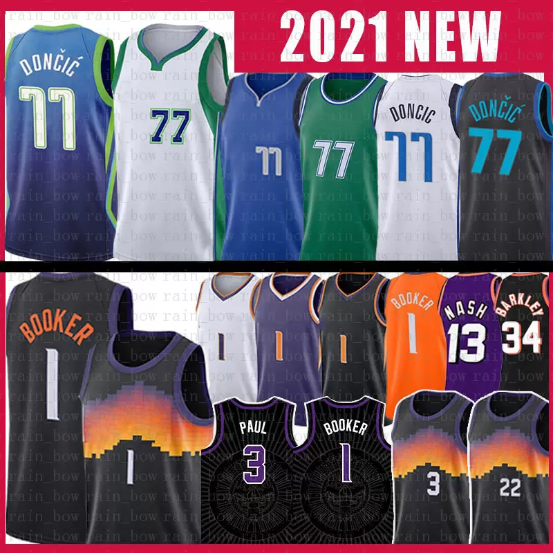 Devin Booker Luka Doncic Basketball Jersey 77 1 Chris Paul Steve Nash Charles Barkley DeAndre Ayton Dirk Nowitzki 75th anniversary Jerseys 41 3 13 34 22, Jersey-xiaoniu11
Devin Booker Luka Doncic Basketball Jersey 77 1 Chris Paul Steve Nash Charles Barkley DeAndre Ayton Dirk Nowitzki 75th anniversary Jerseys 41 3 13 34 22, Jersey-xiaoniu11