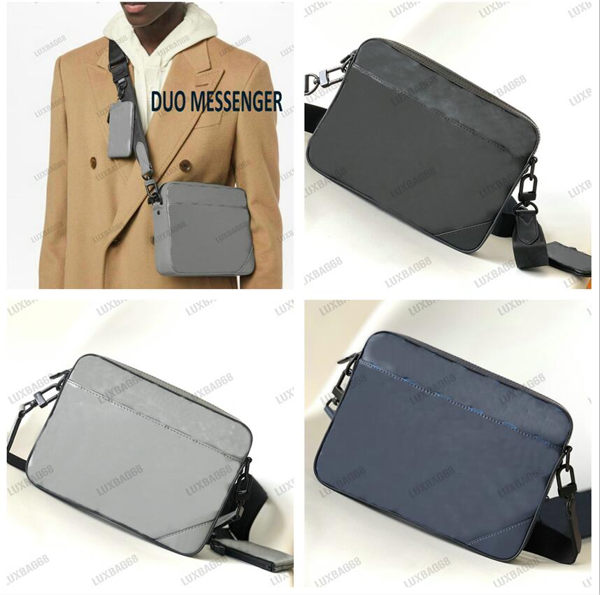 M46104 Grey Duo Messenger Men's Shoulder bag with Coin Purse M45730 Navy Blue M69827 Black Monograms Shadow leather cross-body, 001
M46104 Grey Duo Messenger Men's Shoulder bag with Coin Purse M45730 Navy Blue M69827 Black Monograms Shadow leather cross-body, 001
