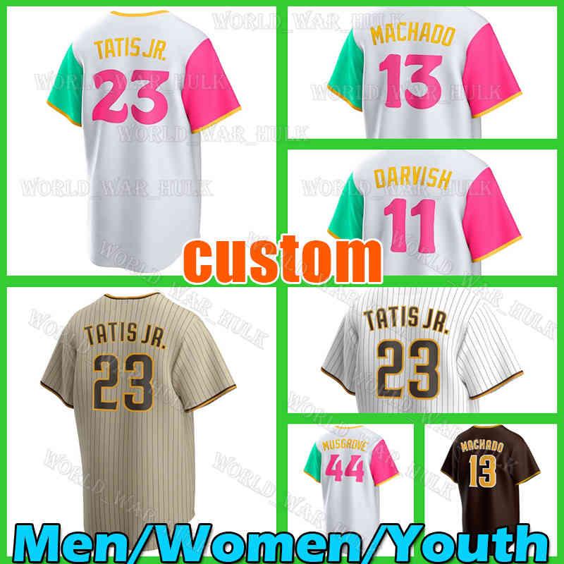 baseball 23 Fernando Tatis Jr. Baseball Jersey San Diego 19 Tony Gwynn Padres Manny Machado 2022 City Connect Joe Musgrove Jake Cronenworth, Women custom new cool base(j s)
baseball 23 Fernando Tatis Jr. Baseball Jersey San Diego 19 Tony Gwynn Padres Manny Machado 2022 City Connect Joe Musgrove Jake Cronenworth, Women custom new cool base(j s)